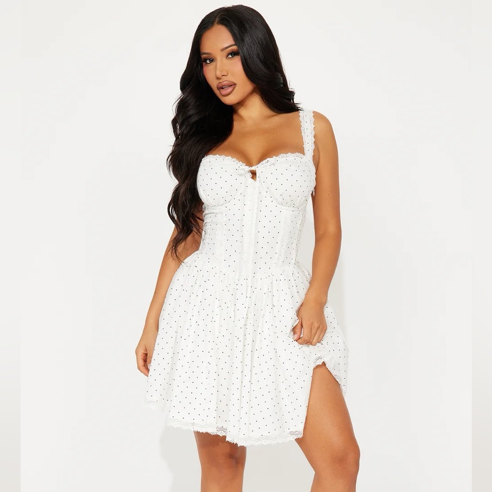 Fashion Nova Polka Dot Dress